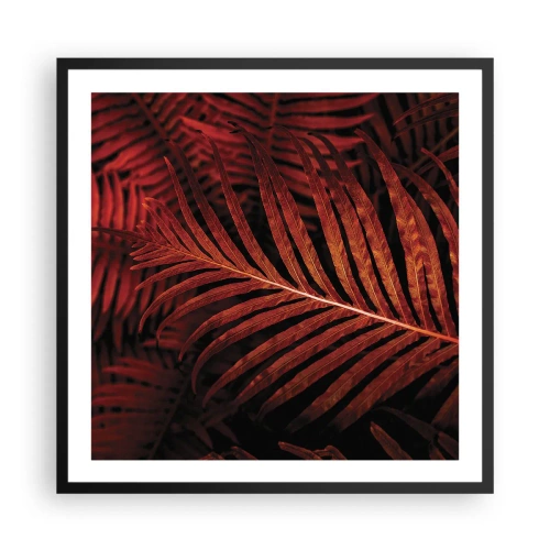 Affisch i svart ram - Livets glöd - 60x60 cm
