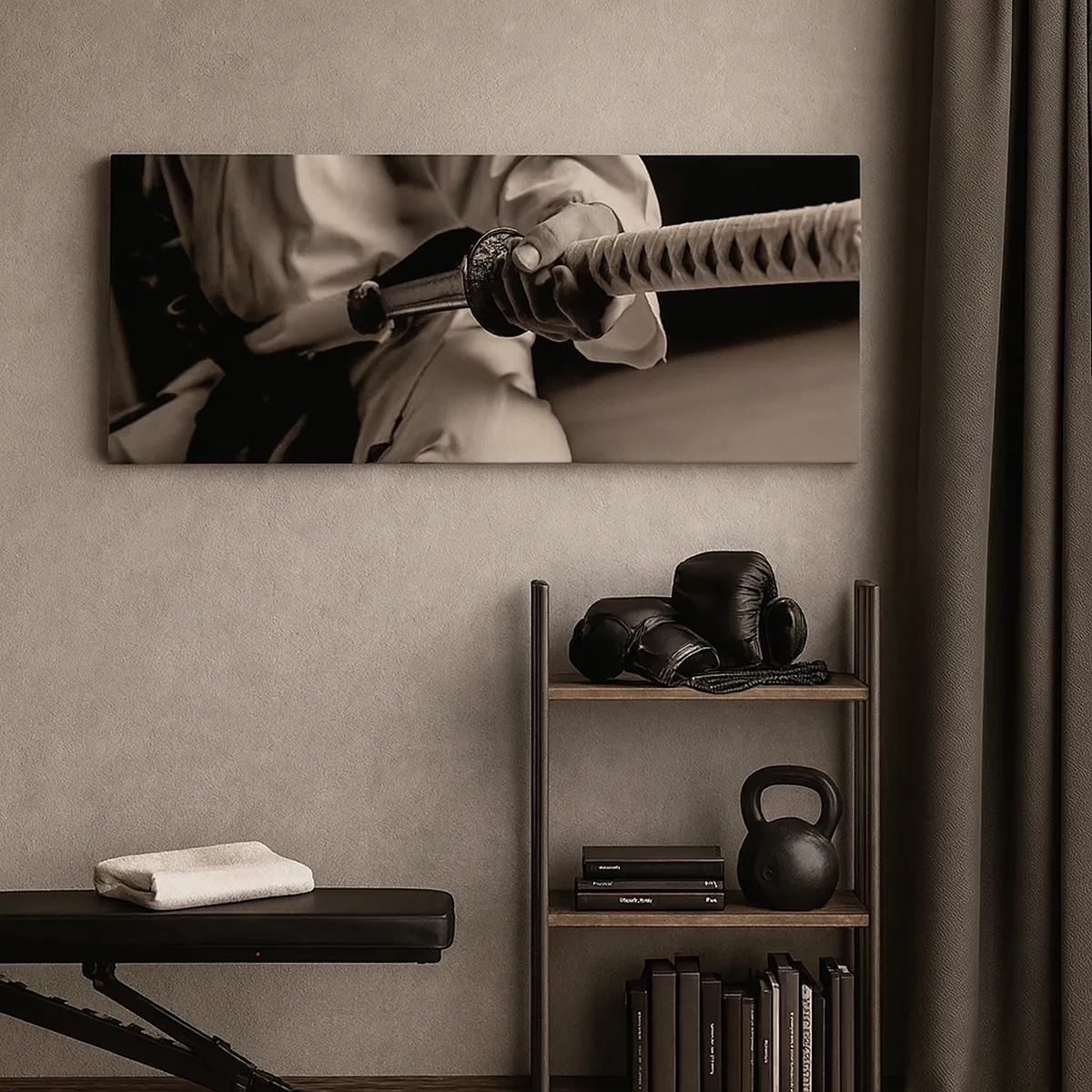 Canvastavla - Bild på duk - Kämpens själ - 30x30 cm