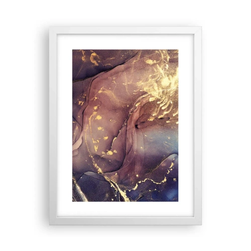 Affisch i vit ram - Materia och ande - 30x40 cm
