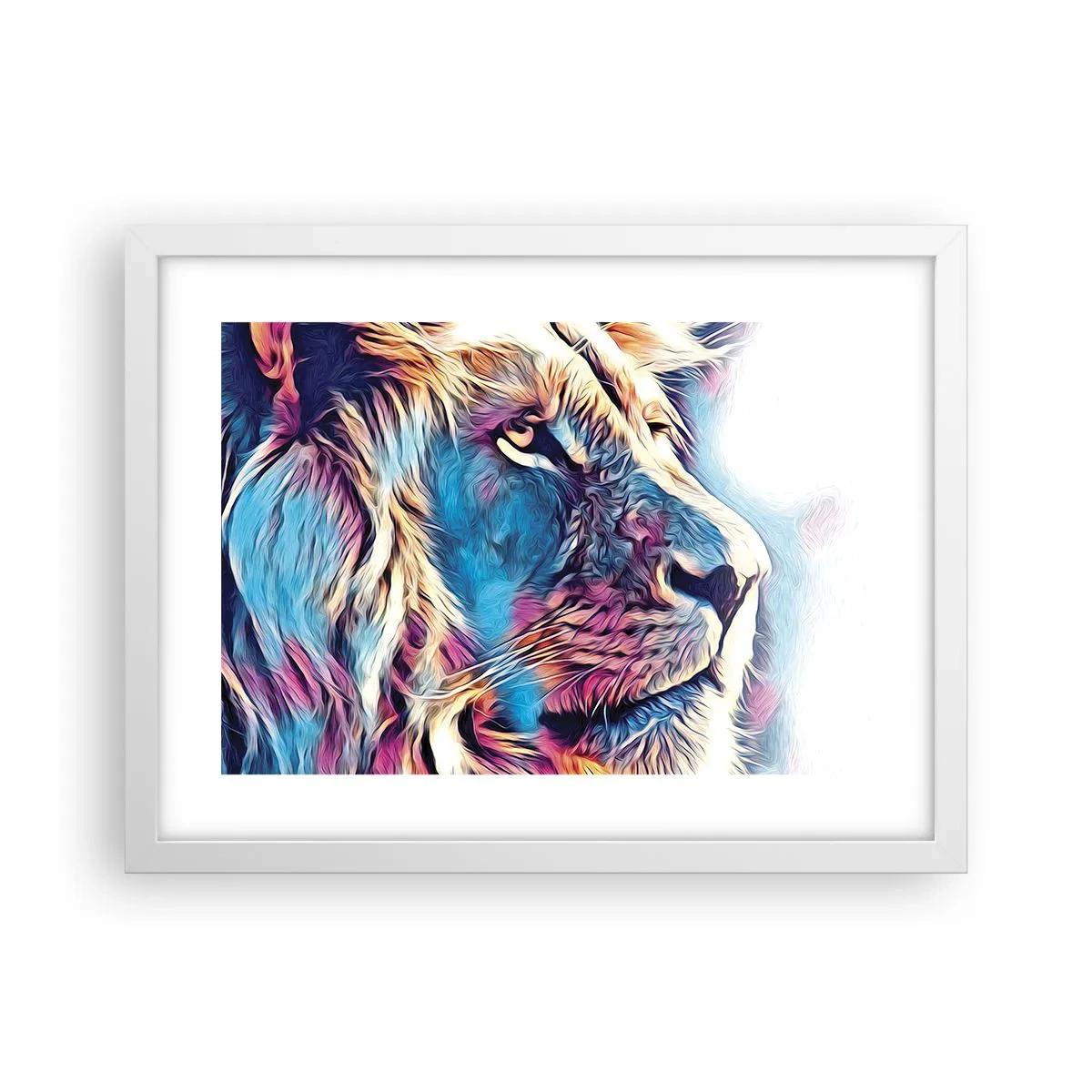 Affisch i vit ram - Naturens klokhet - 40x30 cm