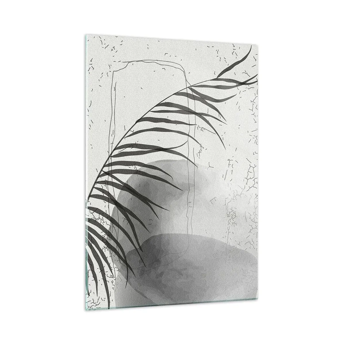 Glastavla - Bild på glas - Den subtila exotismen i naturen - 50x70 cm