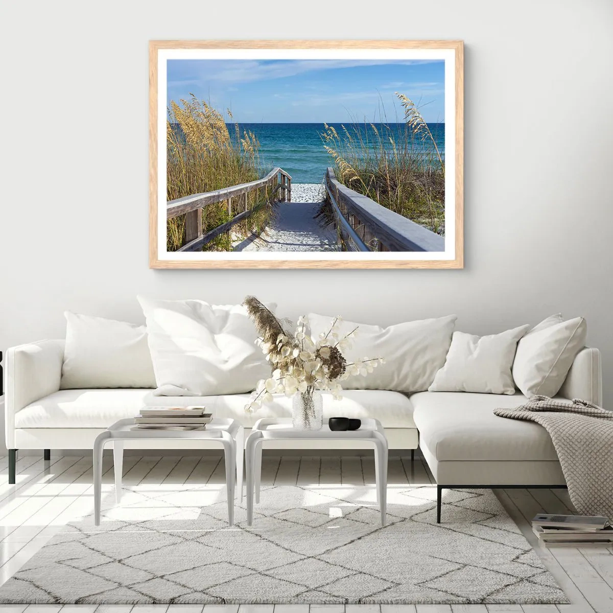Affisch i ram av ljusek - I solen, i vinden - 70x50 cm