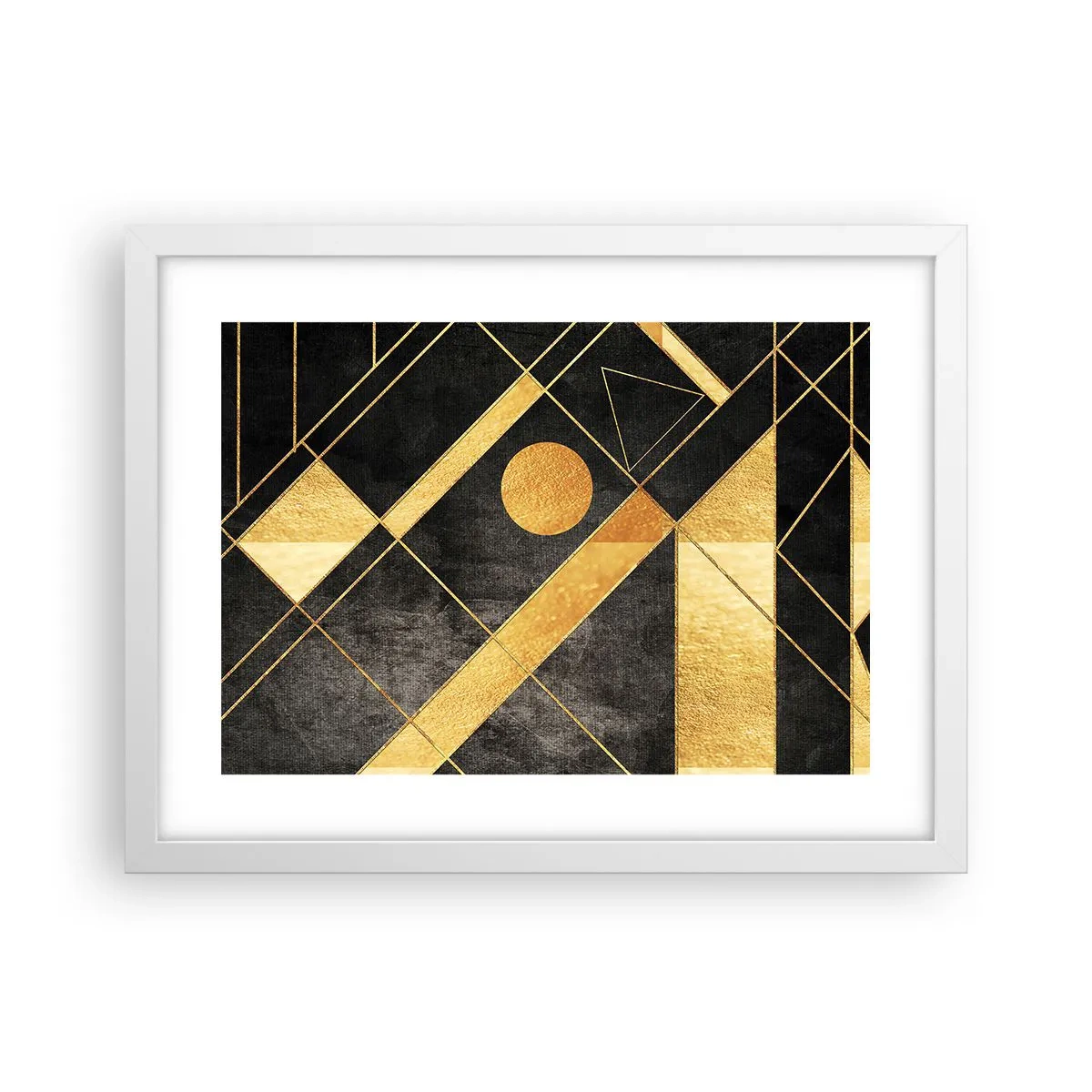 Affisch i vit ram - Öknens sol - 40x30 cm