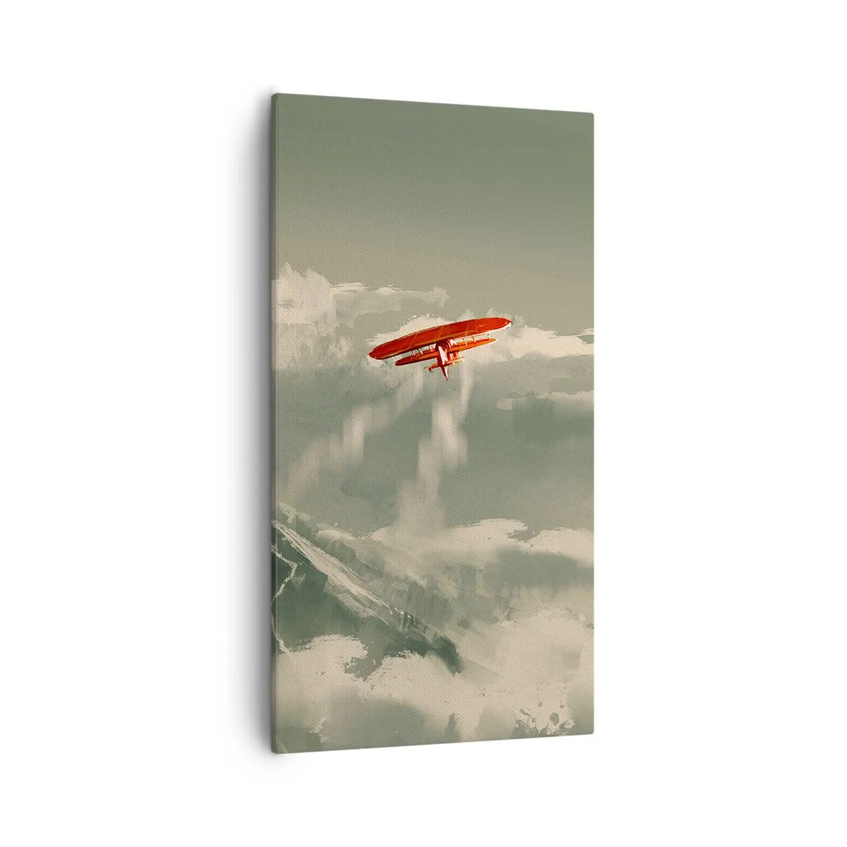 Canvastavla - Bild på duk - Orädd pionjär - 55x100 cm