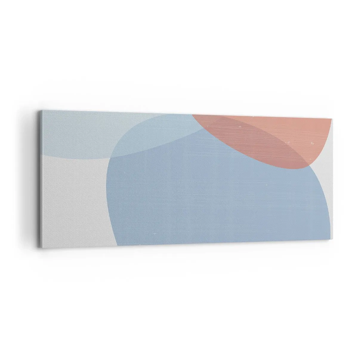 Canvastavla - Bild på duk - Pastellfärgade relationer - 100x40 cm