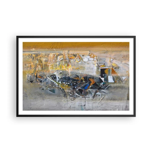 Affisch i svart ram - Allt blir bra - 91x61 cm