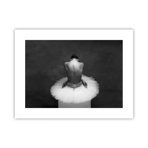 Affisch - Hon blommar ut - 40x30 cm