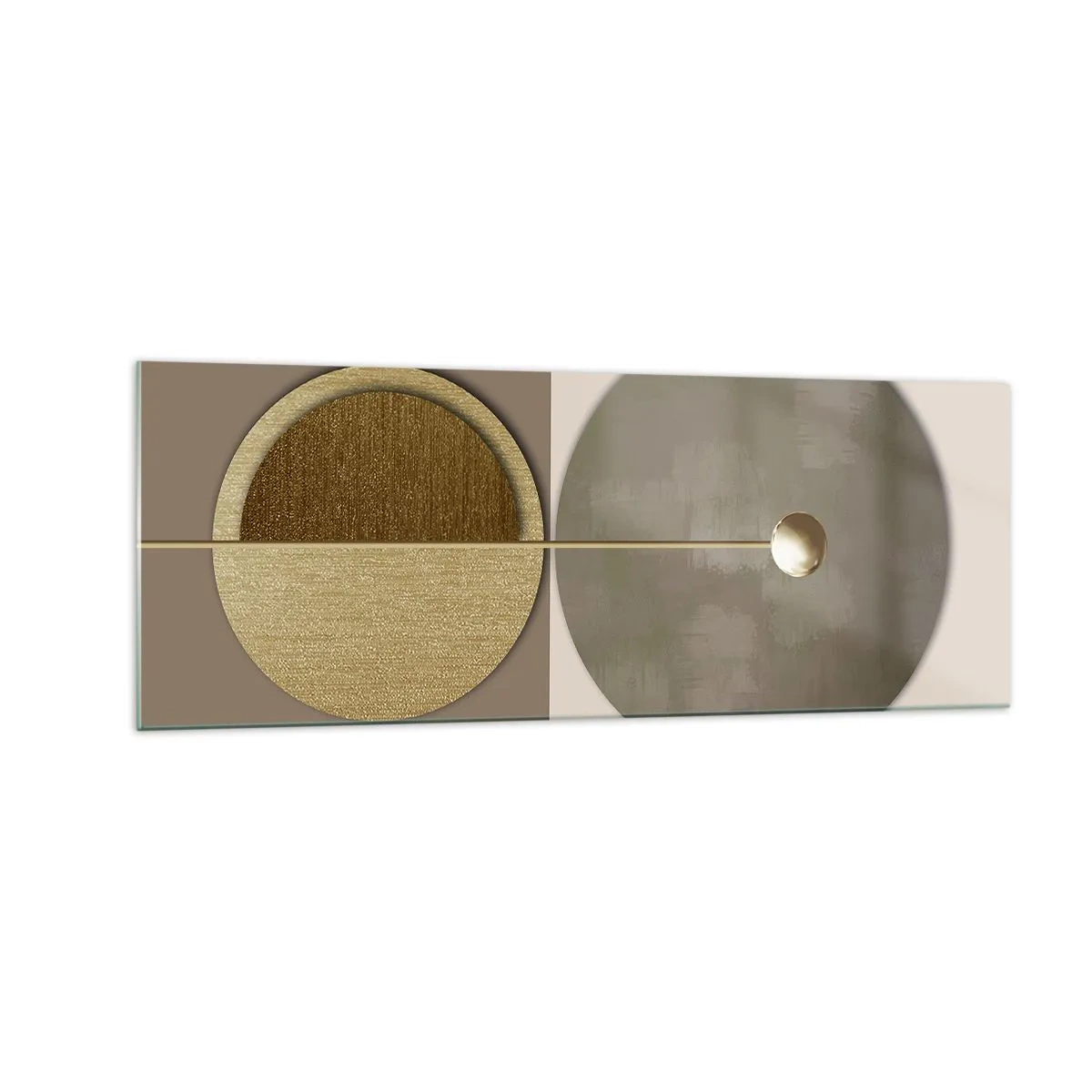 Glastavla - Bild på glas - Perfekt balans - 140x50 cm