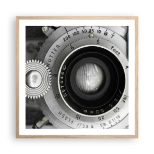 Affisch i ram av ljusek - En berättelse om Hollywood - 60x60 cm