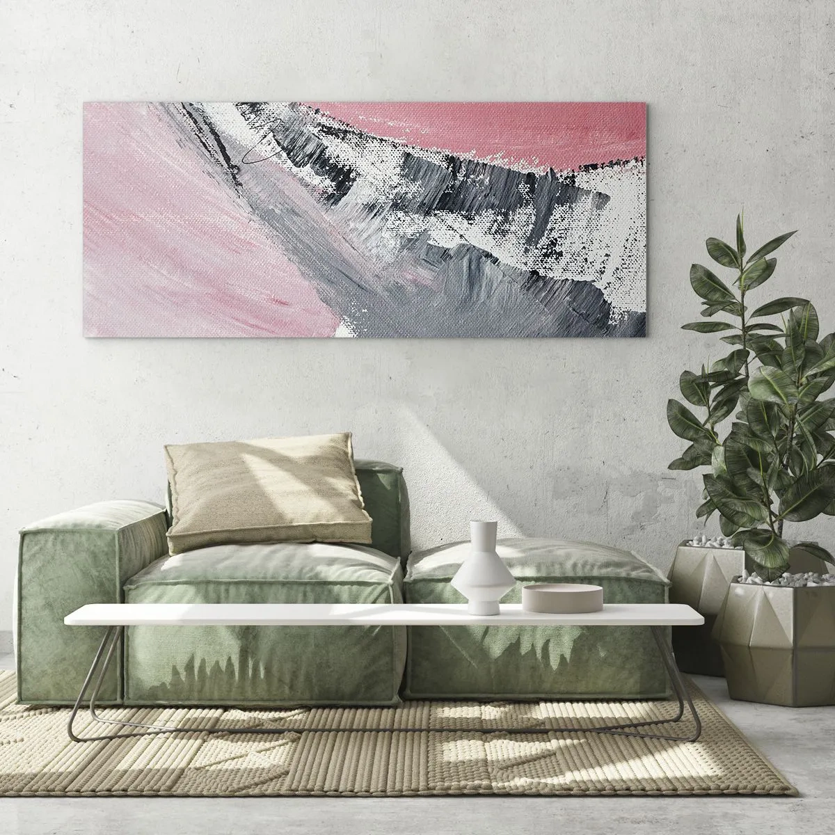 Glastavla - Bild på glas - Anpassad komposition - 120x50 cm