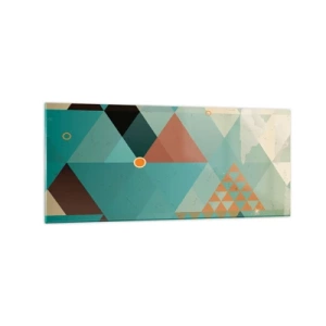 Glastavla - Bild på glas - Mångfaldens enighet, enighetens mångfald - 120x50 cm