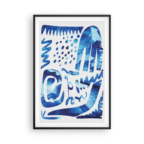 Affisch i svart ram - Tillbaka till rötterna - 61x91 cm