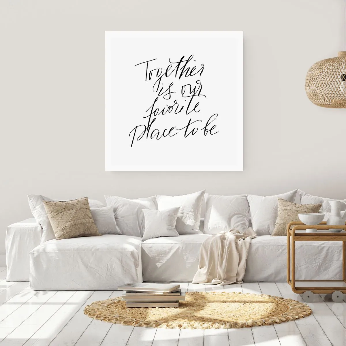 Affisch - Känner du också det? - 60x60 cm