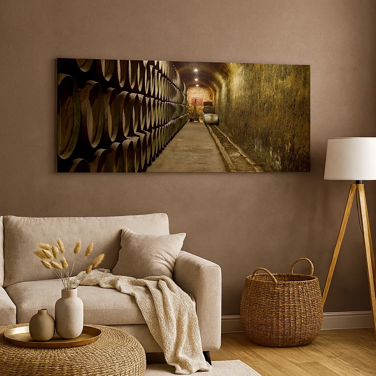 Canvastavla - Bild på duk - Det är bra att kunna ligga - 30x30 cm