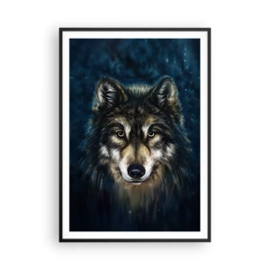 Affisch i svart ram - Alfa? Och omega - 70x100 cm