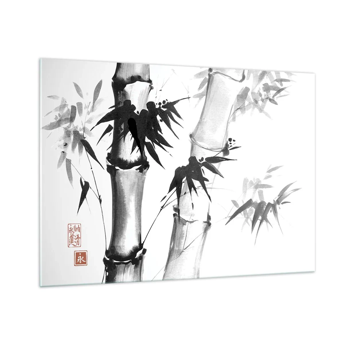 Glastavla - Bild på glas - Inzoomad orient - 100x70 cm