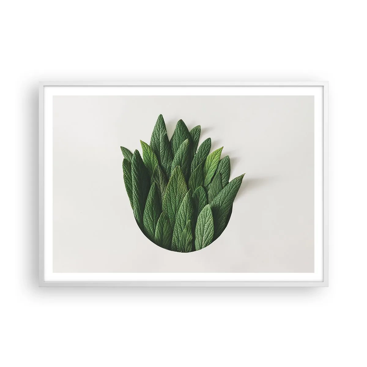 Affisch i vit ram - Ostoppbar nyfikenhet - 100x70 cm