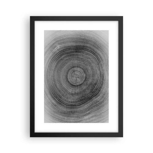 Affisch i svart ram - Ett tecken i tiden - 30x40 cm