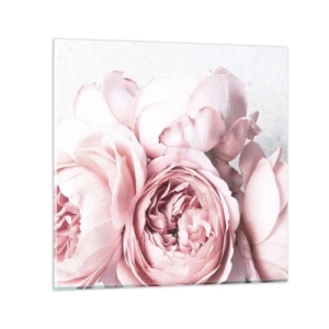 Glastavla - Bild på glas - För romantikerna - 50x50 cm