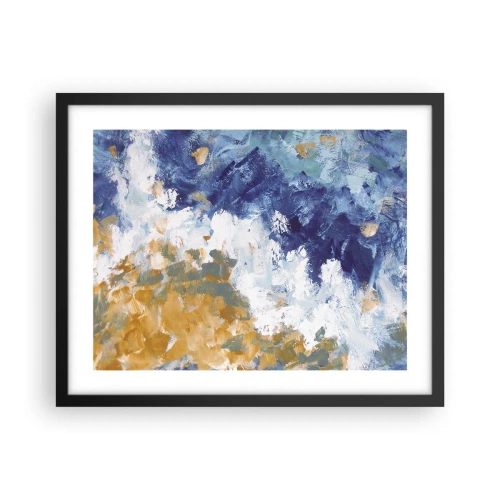 Affisch i svart ram - Elementens dans - 50x40 cm