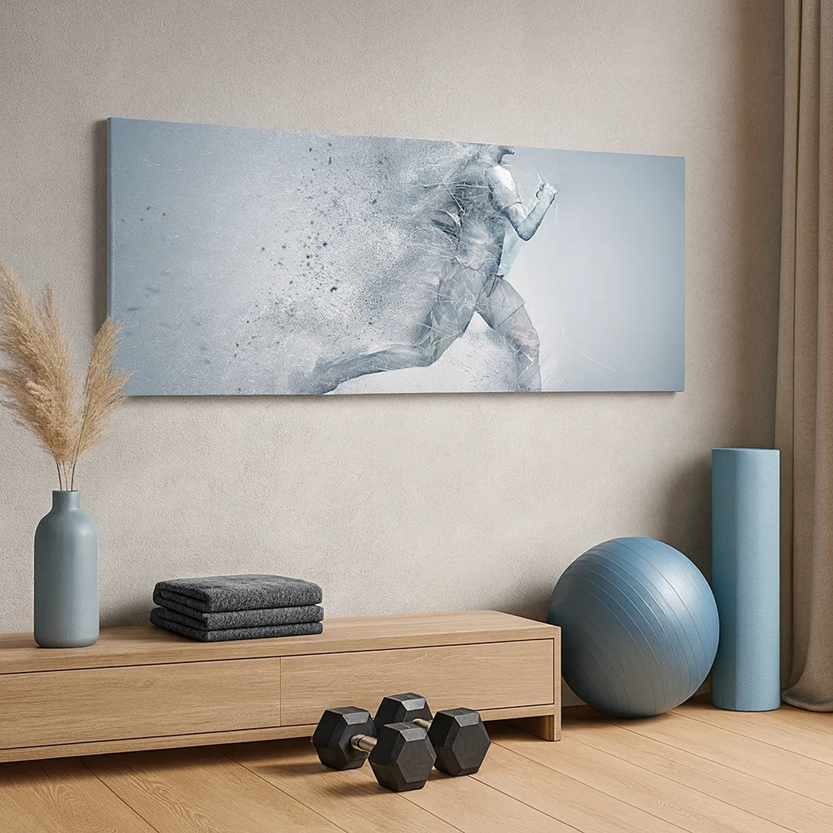 Canvastavla - Bild på duk - Kristallren energi - 30x30 cm