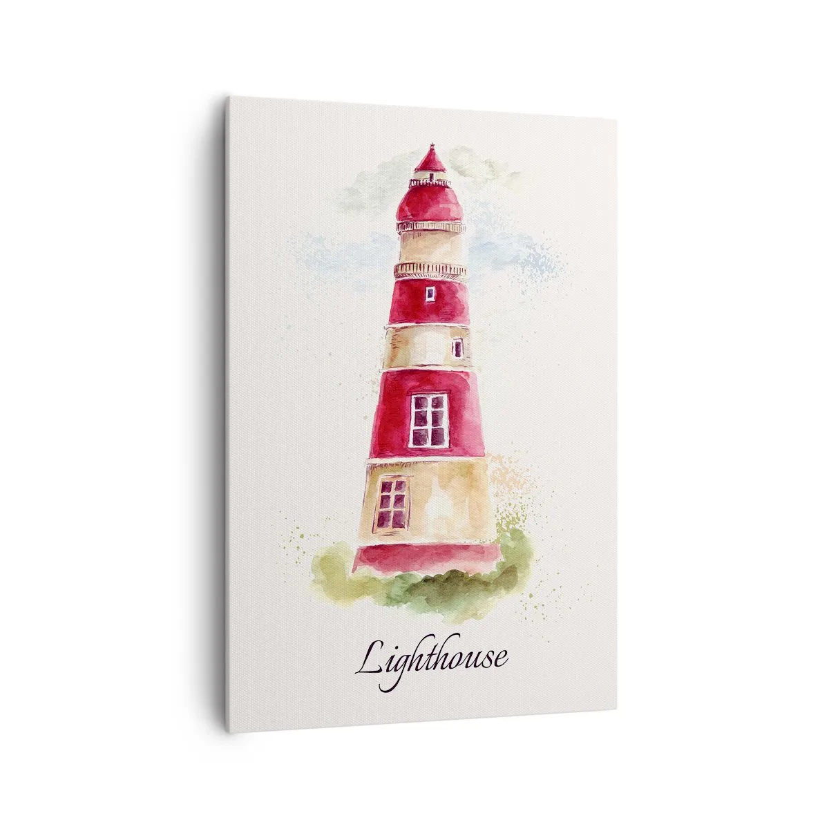 Canvastavla - Bild på duk - Det är alltid något väder - 70x100 cm