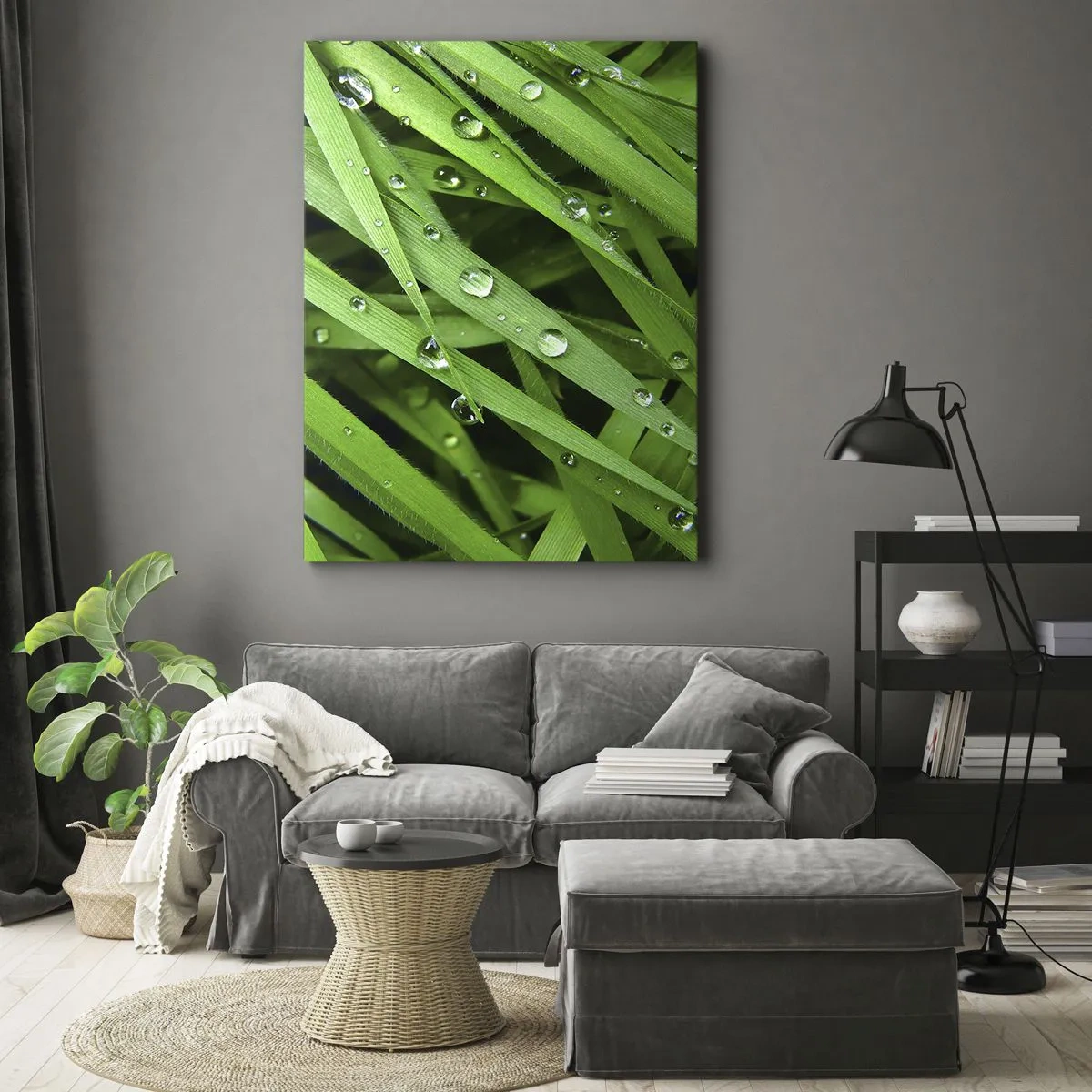 Canvastavla - Bild på duk - Spela grönt - 50x70 cm