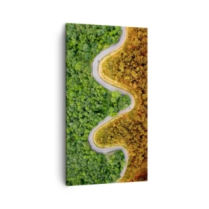 Canvastavla - Bild på duk - Gränser och genombrott - 45x80 cm