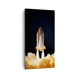 Canvastavla - Bild på duk - Ad astra! - 55x100 cm