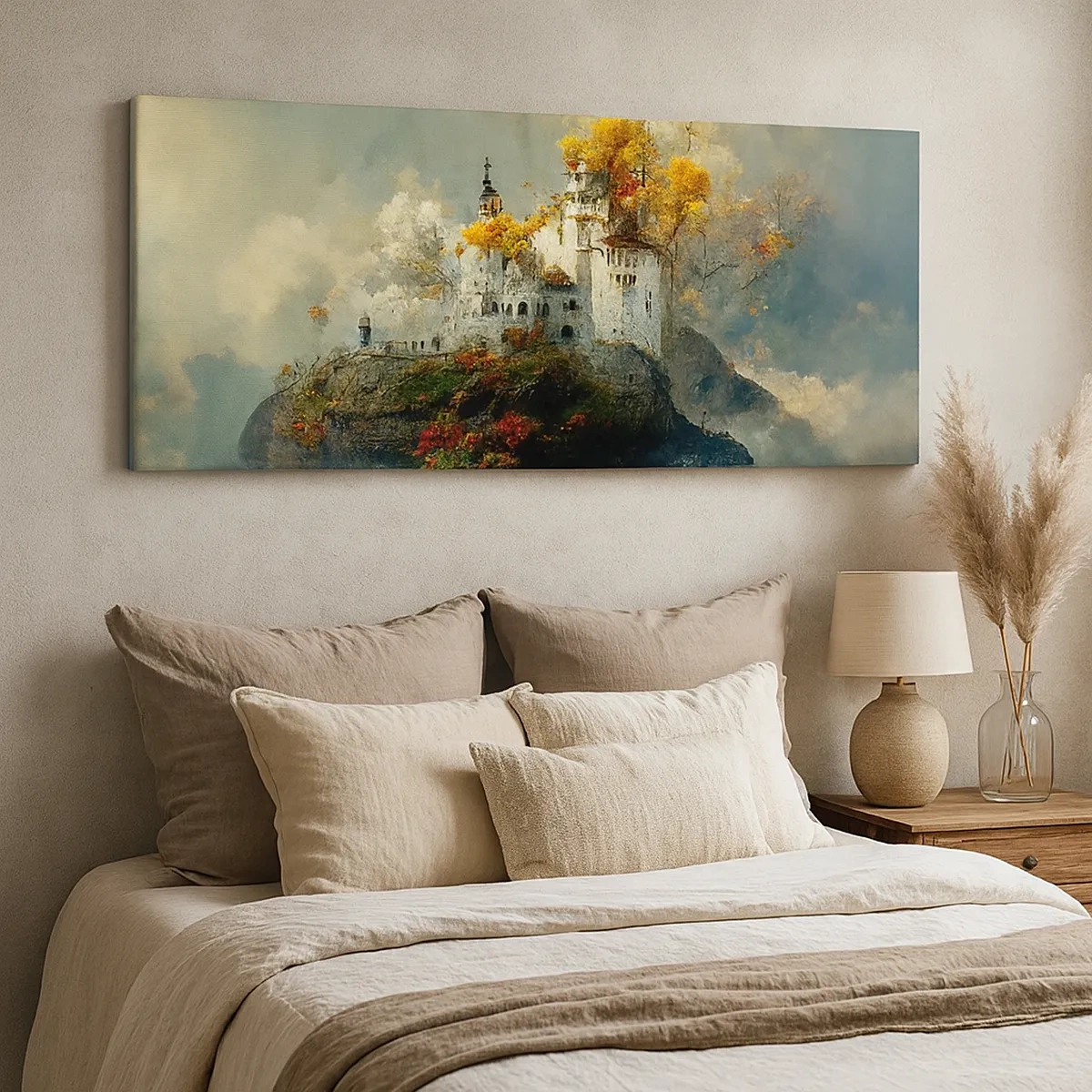 Canvastavla - Bild på duk - Början på en romantisk historia - 30x30 cm