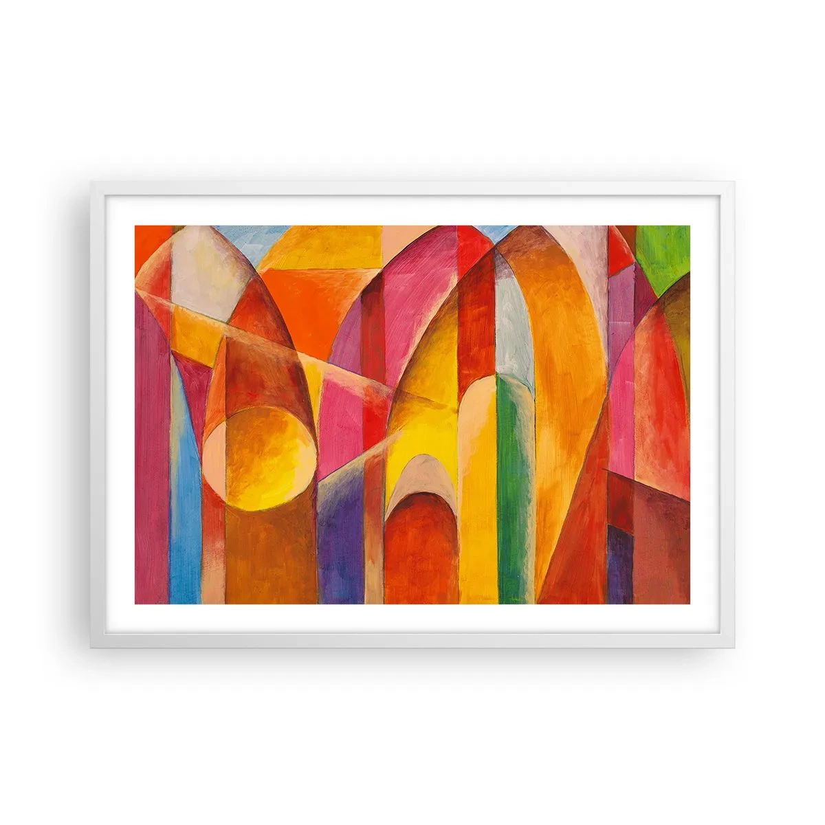 Affisch i vit ram - Solens domkyrka - 70x50 cm