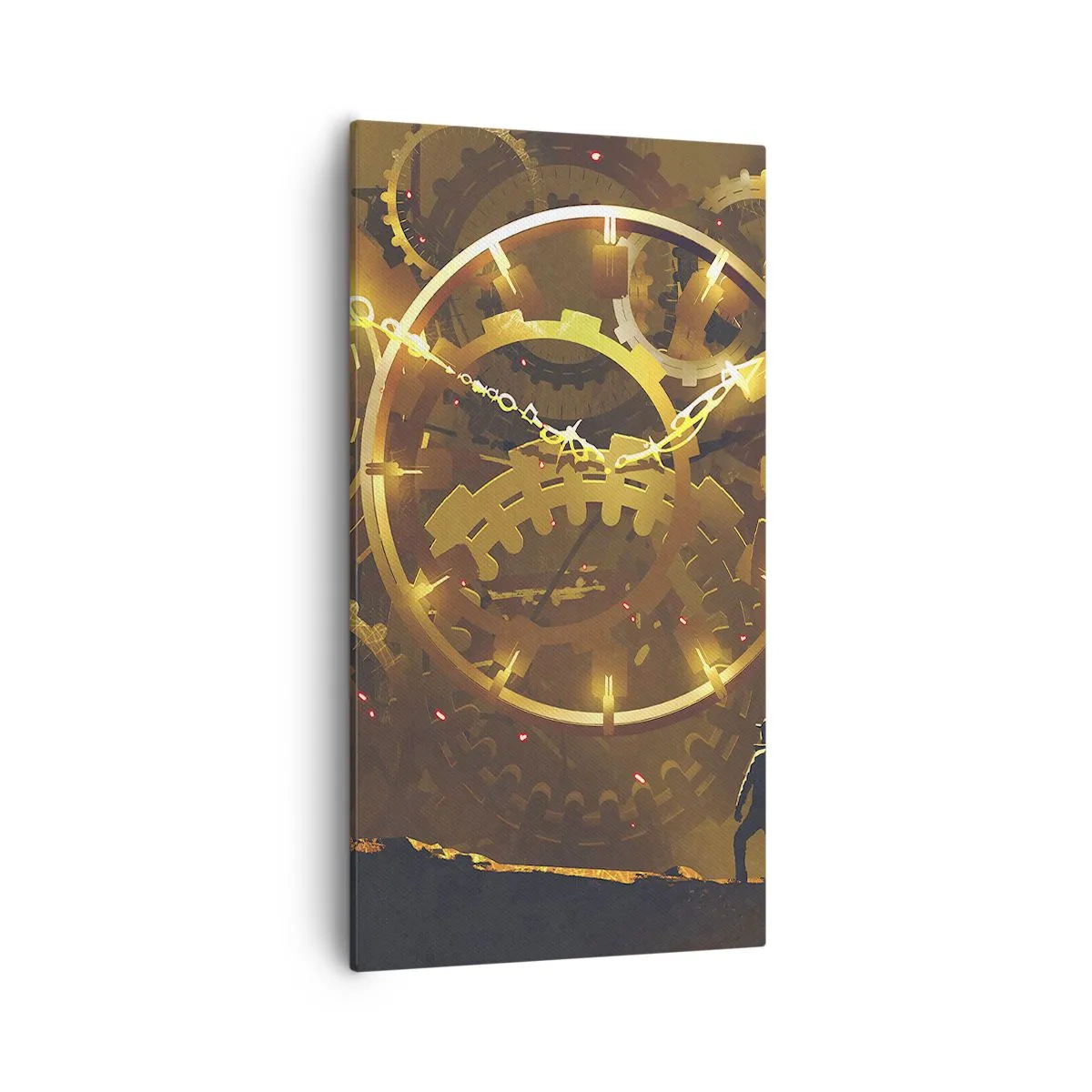 Canvastavla - Bild på duk - Hos tidens källor - 55x100 cm