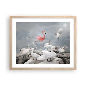 Affisch i ram av ljusek - Hur har jag hamnat här? - 50x40 cm