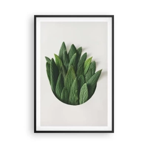 Affisch i svart ram - Ostoppbar nyfikenhet - 61x91 cm