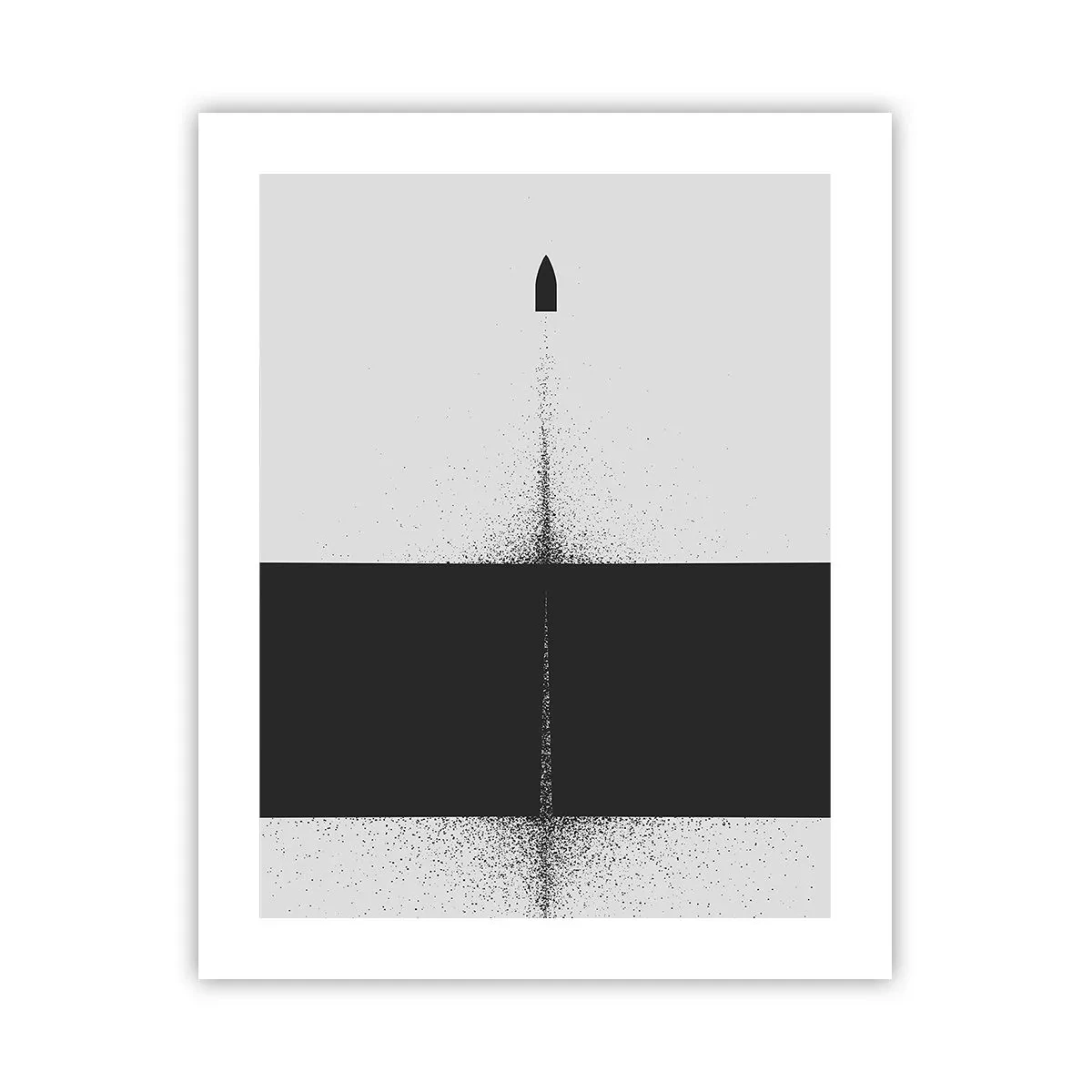 Affisch - Rakt mot målet - 40x50 cm