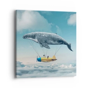 Canvastavla - Bild på duk - Varför inte? - 40x40 cm