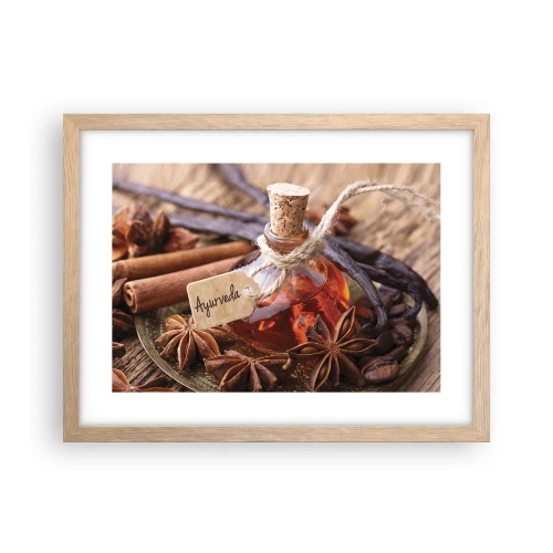 Affisch i ram av ljusek - Mot kroppens och själens enighet - 40x30 cm