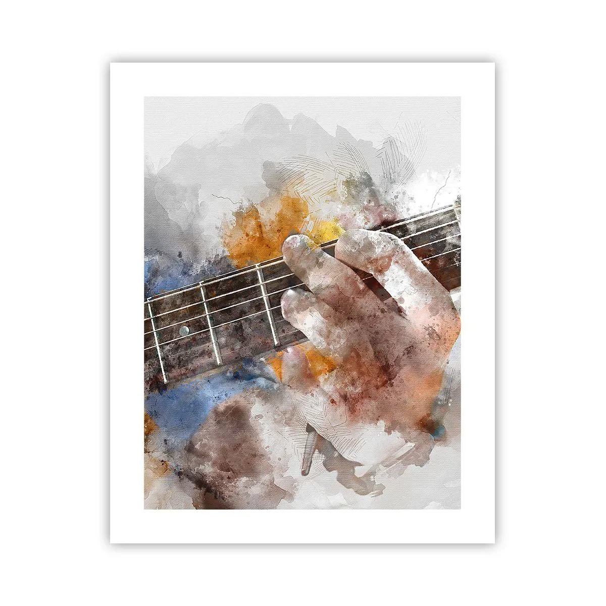Affisch - Poesi mellan strängarna - 40x50 cm