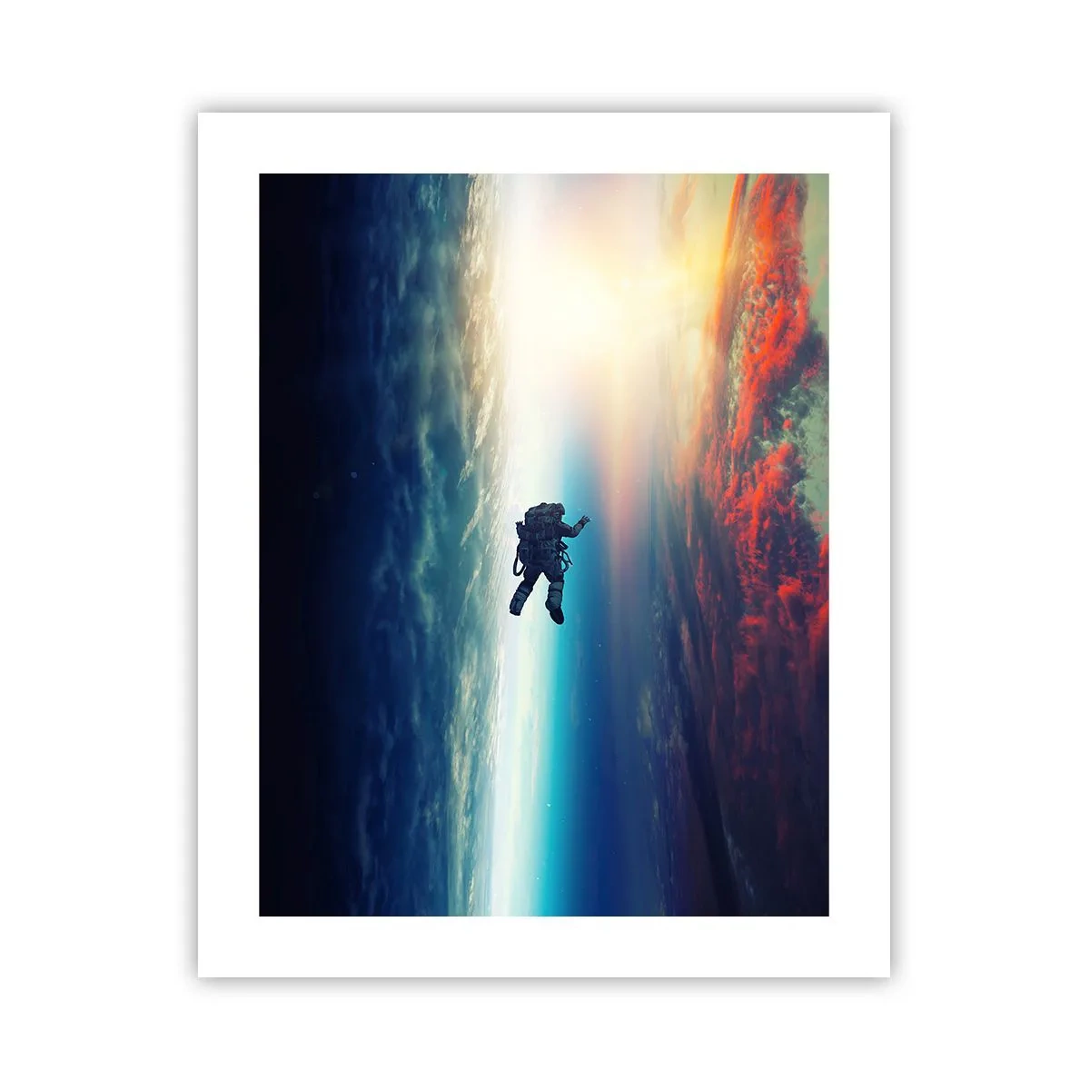 Affisch - Stå emot universumet - 40x50 cm