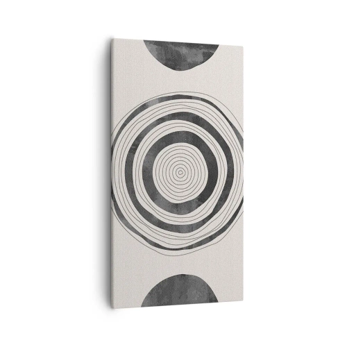 Canvastavla - Bild på duk - De viktiga sakerna däremellan - 55x100 cm