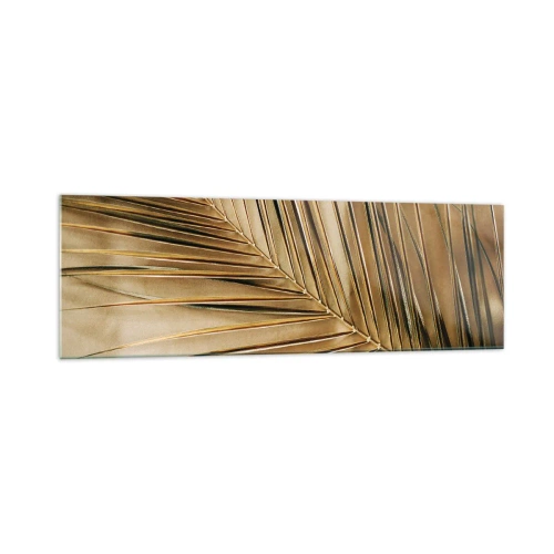 Glastavla - Bild på glas - Naturlig pelargång - 160x50 cm