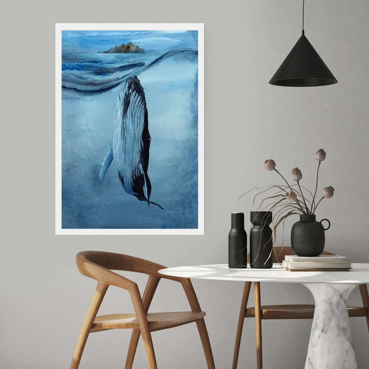 Affisch - Två världar i norr - 70x100 cm