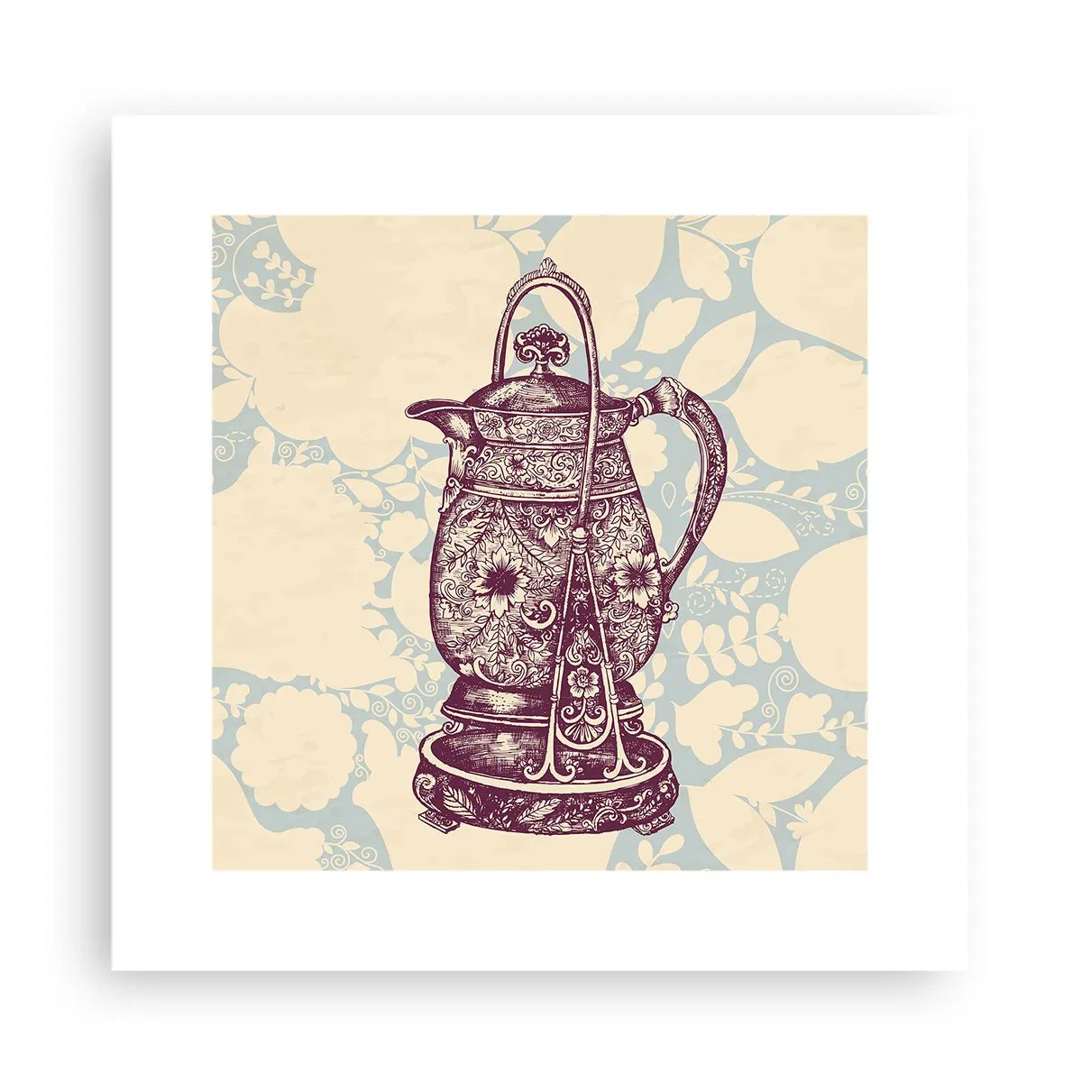 Affisch - Skönhet av det vardagliga livet - 30x30 cm