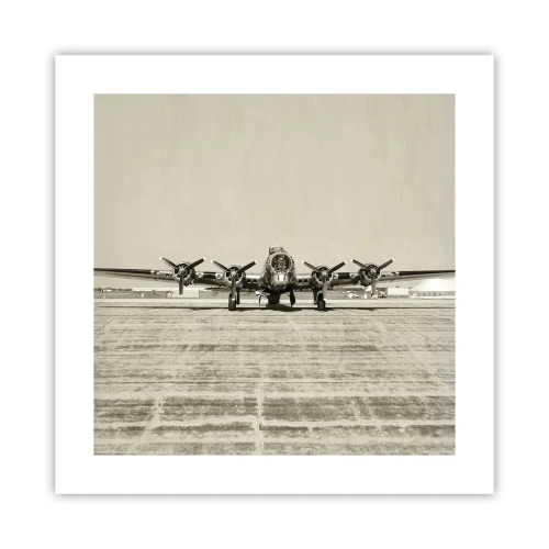 Affisch - Redo som vanligt - 40x40 cm