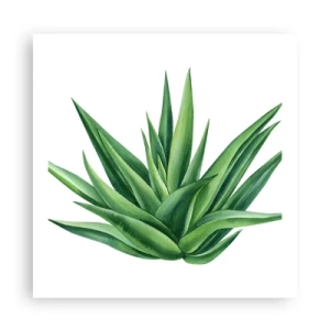 Affisch - Grönt - styrka - liv - 60x60 cm