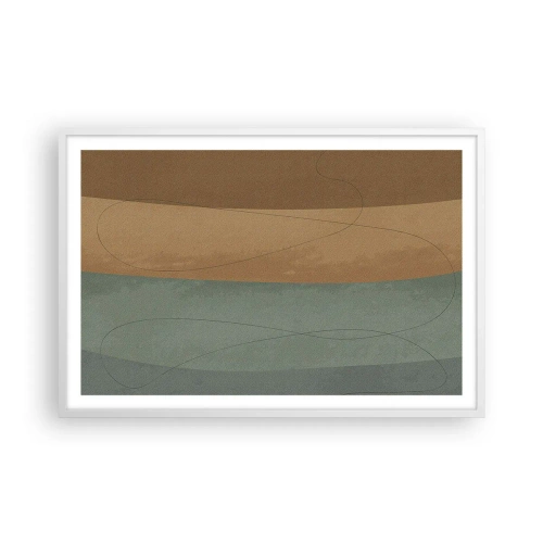 Affisch i vit ram - Horisontell komposition - 91x61 cm