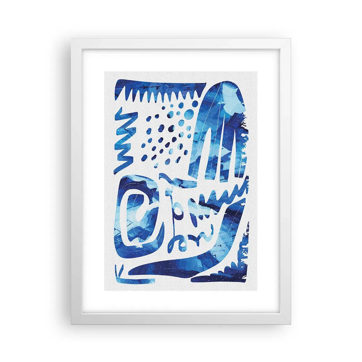 Affisch i vit ram - Tillbaka till rötterna - 30x40 cm