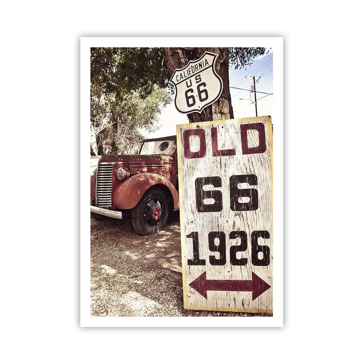 Affisch - Amerikanska provinsens legend - 70x100 cm