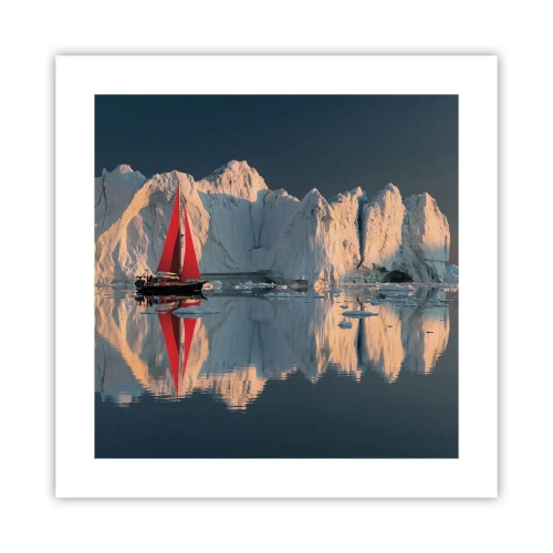 Affisch - I världens ände - 40x40 cm