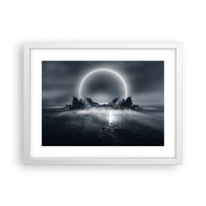 Affisch i vit ram - En berättelses final - 40x30 cm